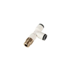 Parker Legris Liquifit Male Stud Run Tee - Nickel-Plated Brass Adaptor