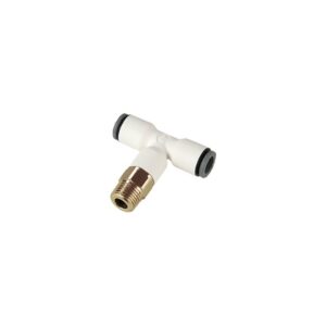 Parker Legris Liquifit Male Stud Branch Tee - Nickel-Plated Brass Adaptor