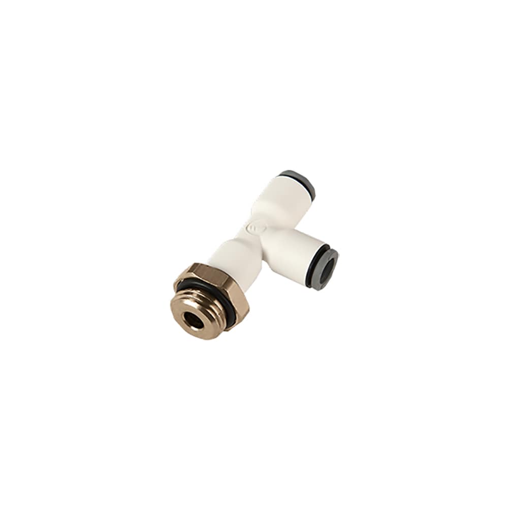 Parker Legris Liquifit Male Stud Run Tee - Nickel-Plated Brass Adaptor