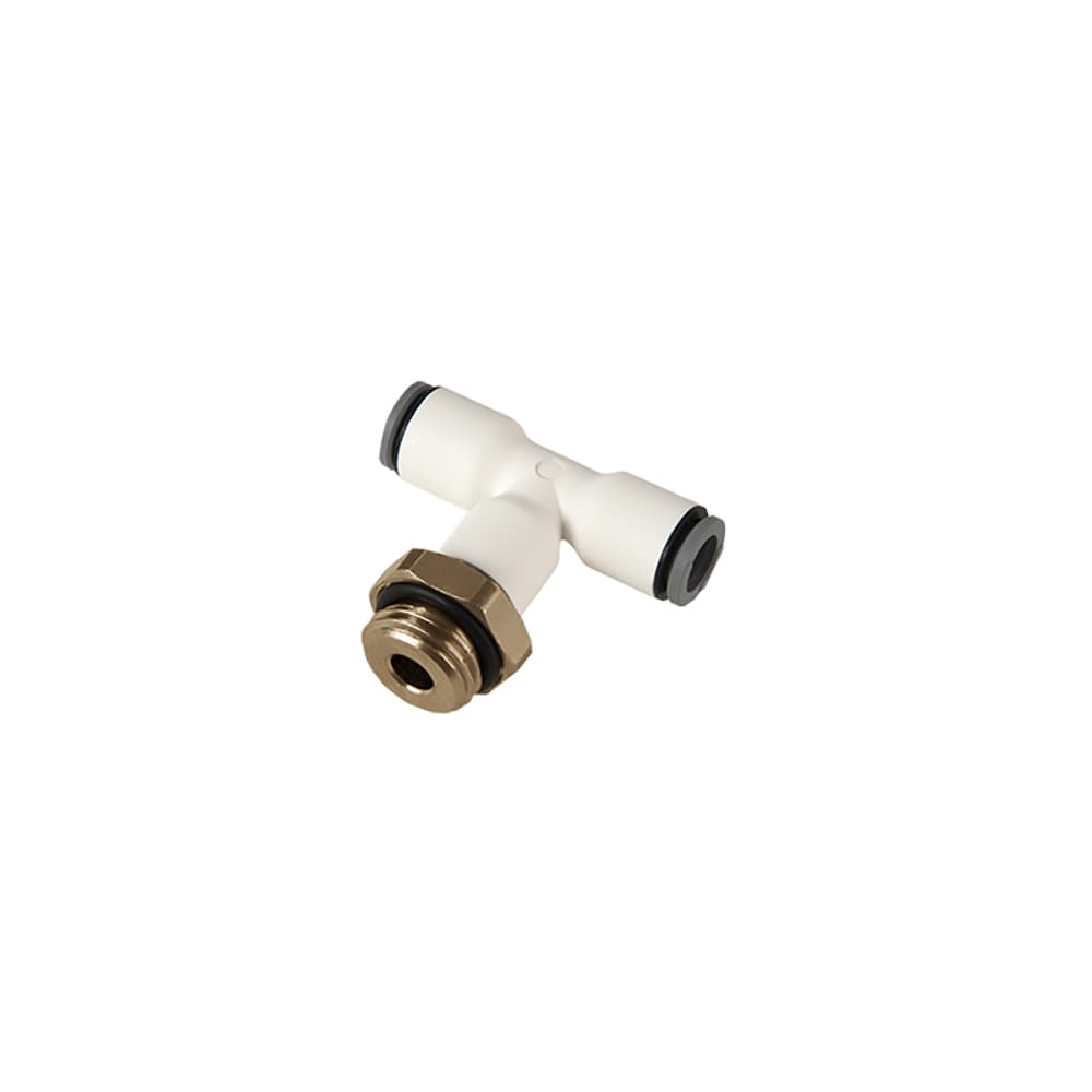 Parker Legris Liquifit Male Stud Branch Tee - Nickel-Plated Brass Adaptor