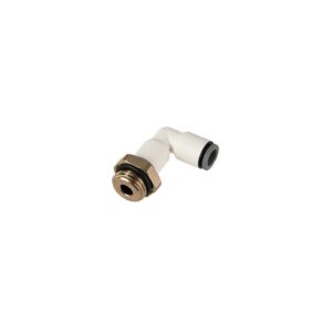 Parker Legris Liquifit Male Stud Elbow - Nickel-Plated Brass Adaptor