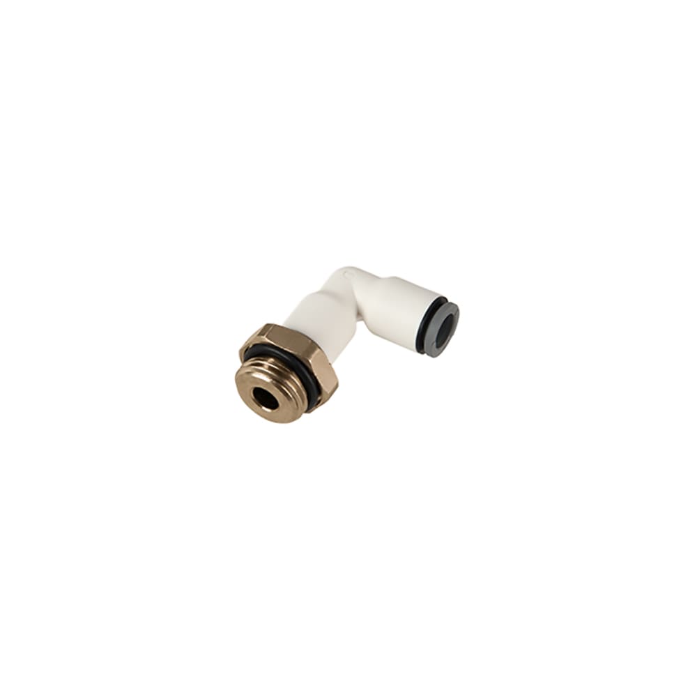 Parker Legris Liquifit Male Stud Elbow - Nickel-Plated Brass Adaptor